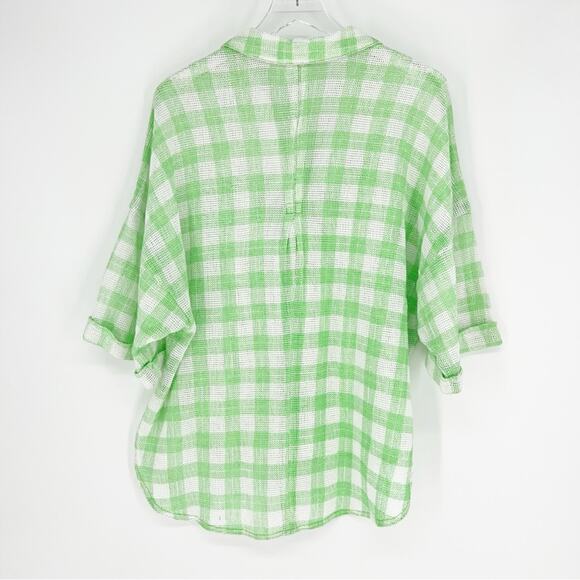 NEW Urban Outfitters Out From Under Beach Boardwalk Button Down Top XS - Picture 3 of 6